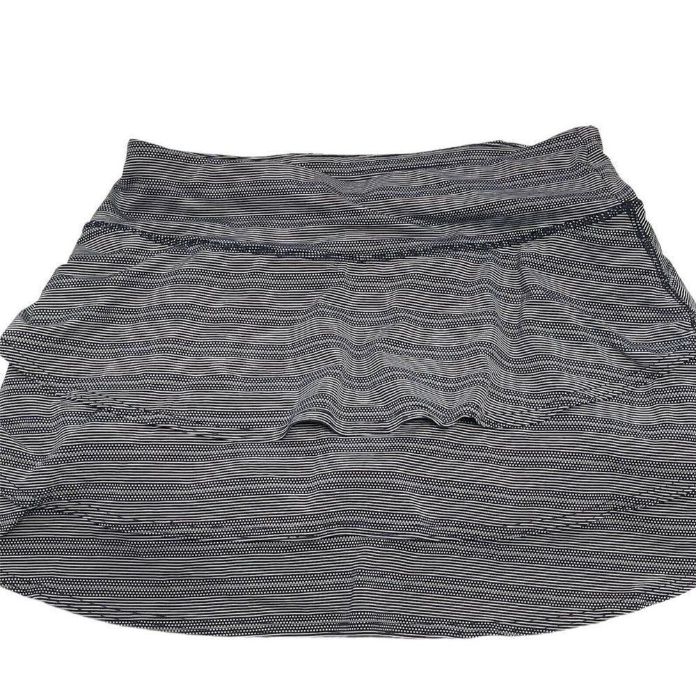 Athleta Women’s Medium Blue Ruffle Skort Golf Tennis Stretch Pull-On